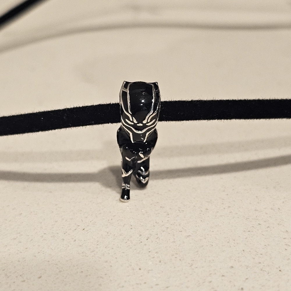 S925 Sterling Silver Black Panther Charm